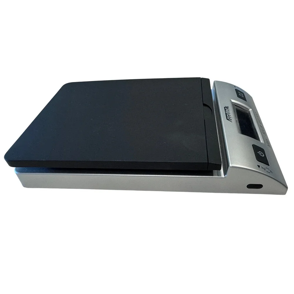 Accuteck W-8250-50BS Digital Postal Scale 50lb Capacity Silver Black Shipping